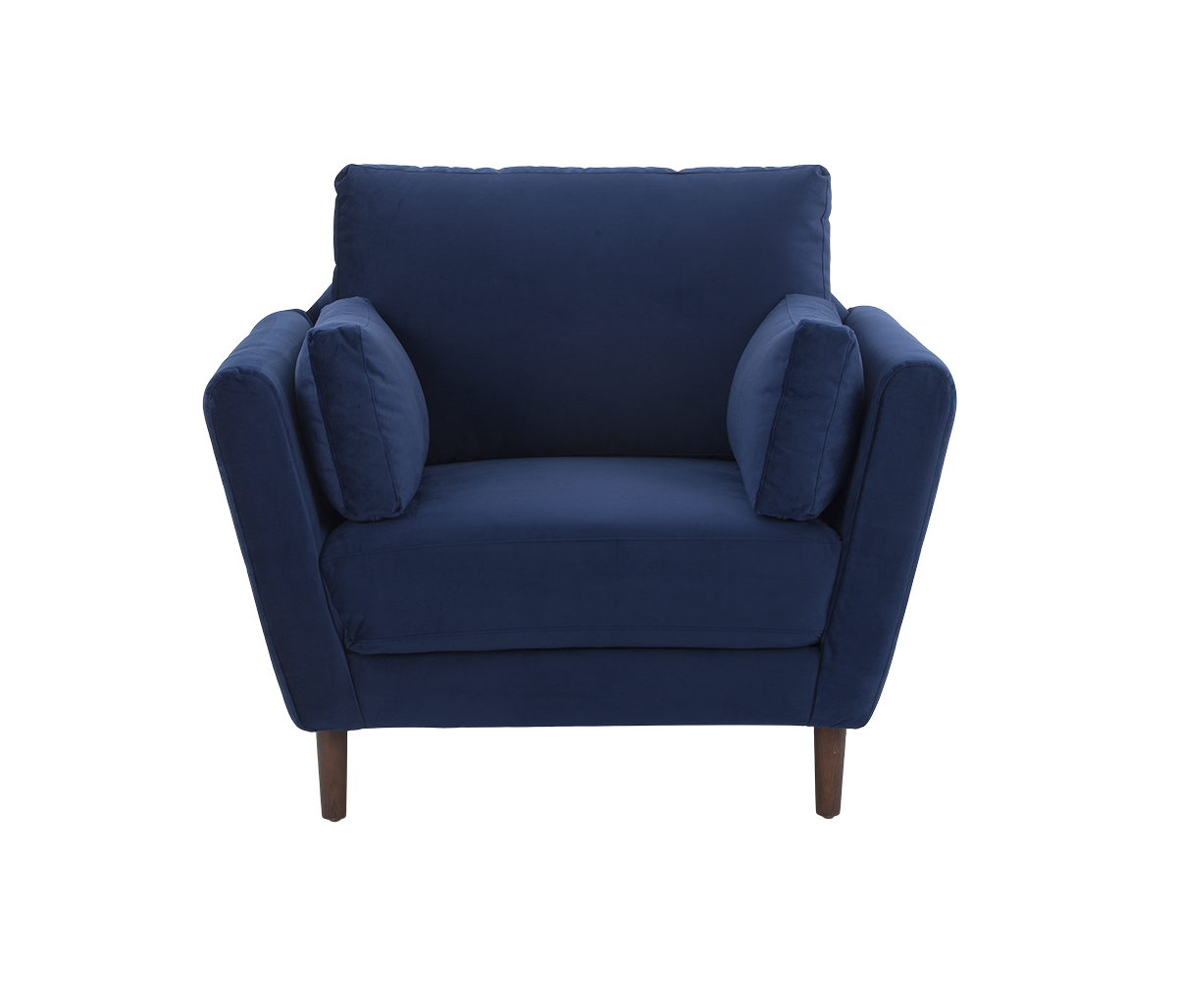 Sillón Levanto con patas en acabado nogal