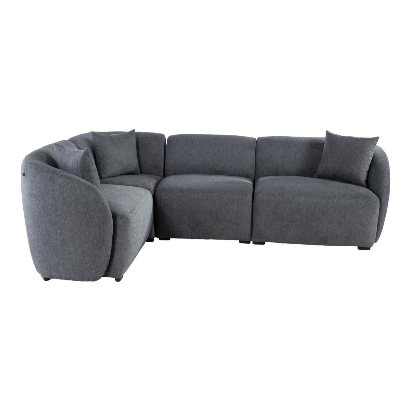 Set Modular Kant de 4 Piezas en Gris Oscuro