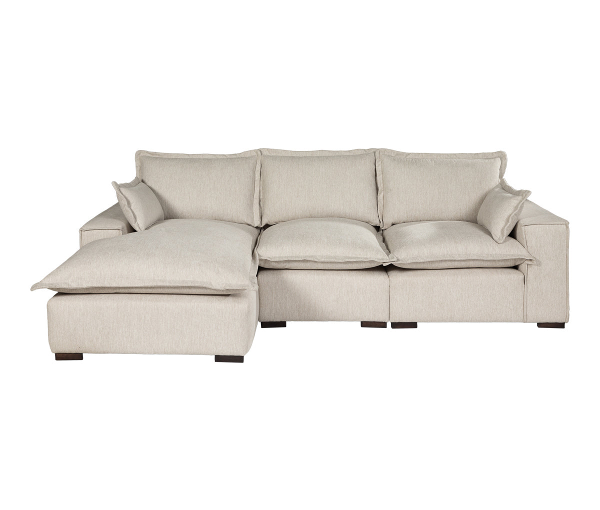 Set Modular Esquinero Izquierdo Emilia en Marfil