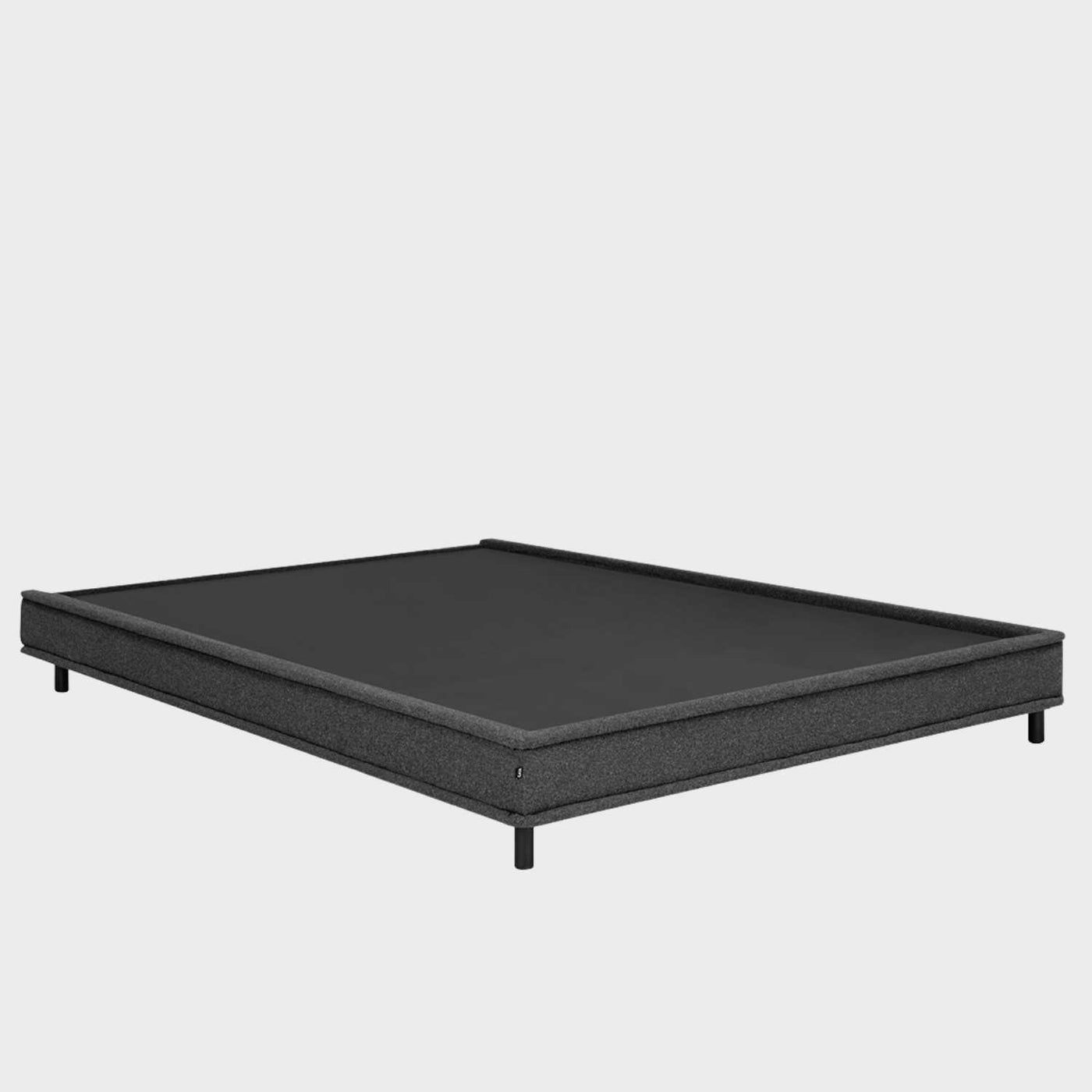 Base individual GAIA Copilco vista lateral con estructura tapizada gris oscuro