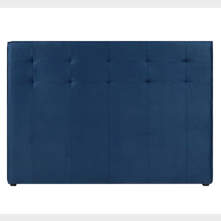 Cabecera queen size Toliman color azul vista frontal