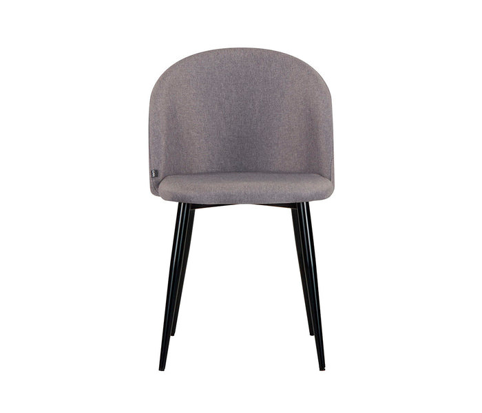 Silla Jonotla con pata en acabado color negro