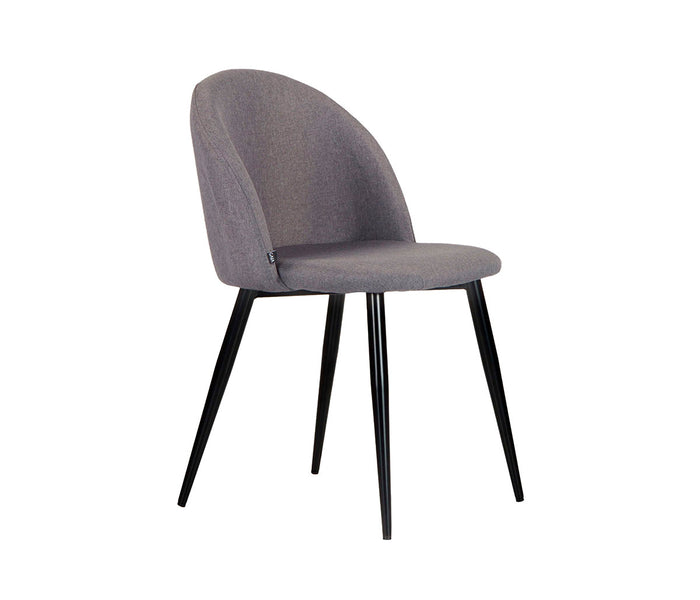 Silla Jonotla con pata en acabado color negro