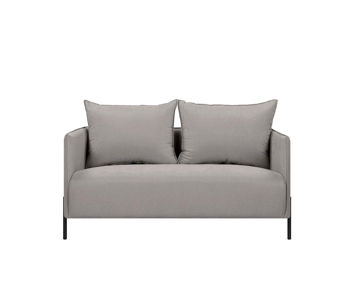 Sofá 2 cuerpos Lerma en color gris