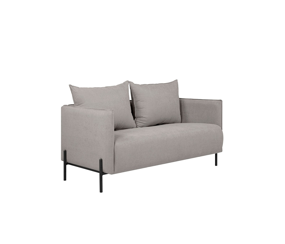 Sofá 2 cuerpos Lerma en color gris