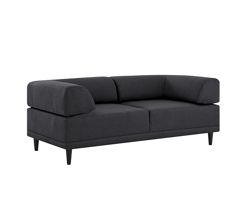 Sofa 2 cuerpos Santa Cecilia en color negro