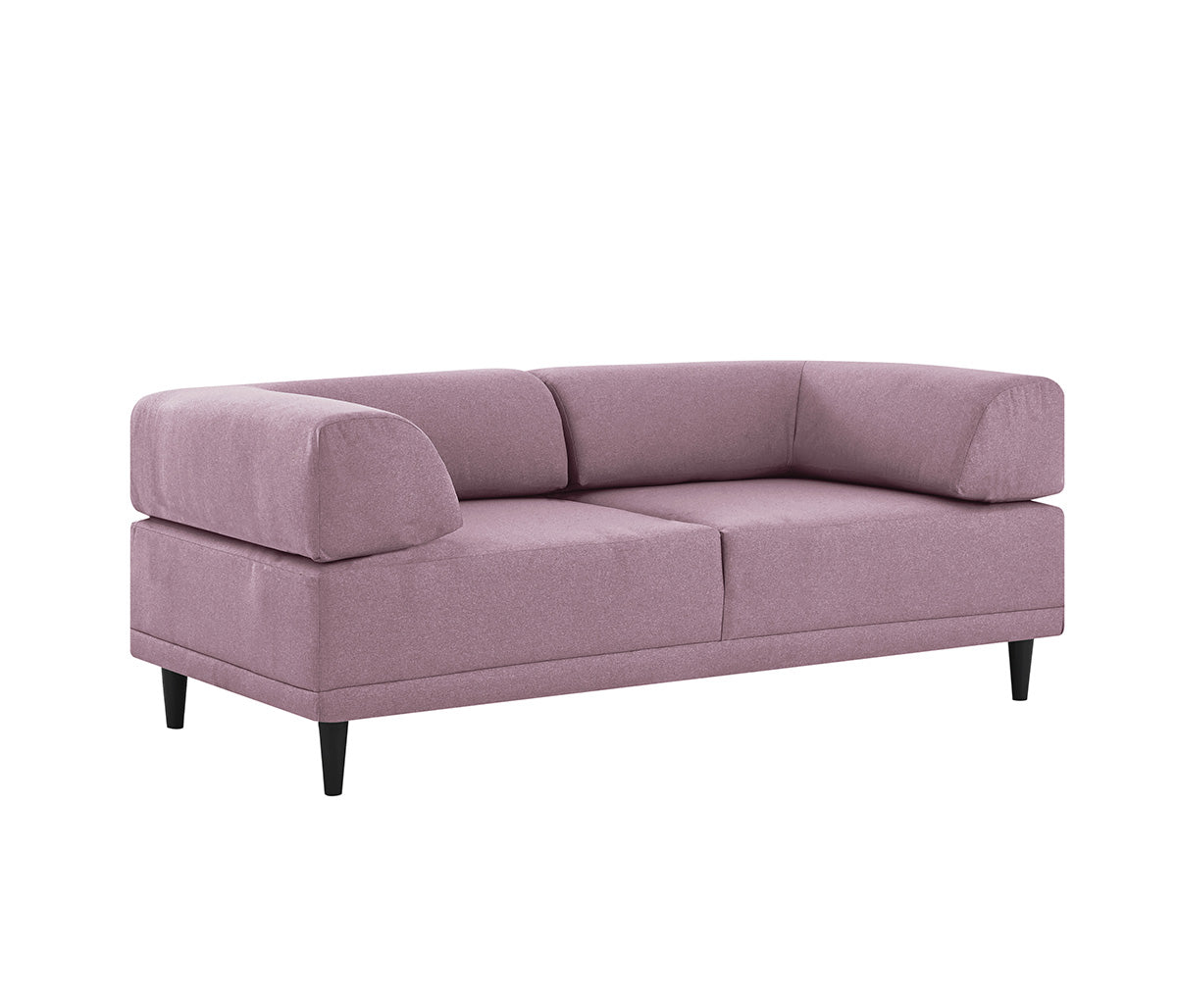 Sofa 2 cuerpos Santa Cecilia en color rosa