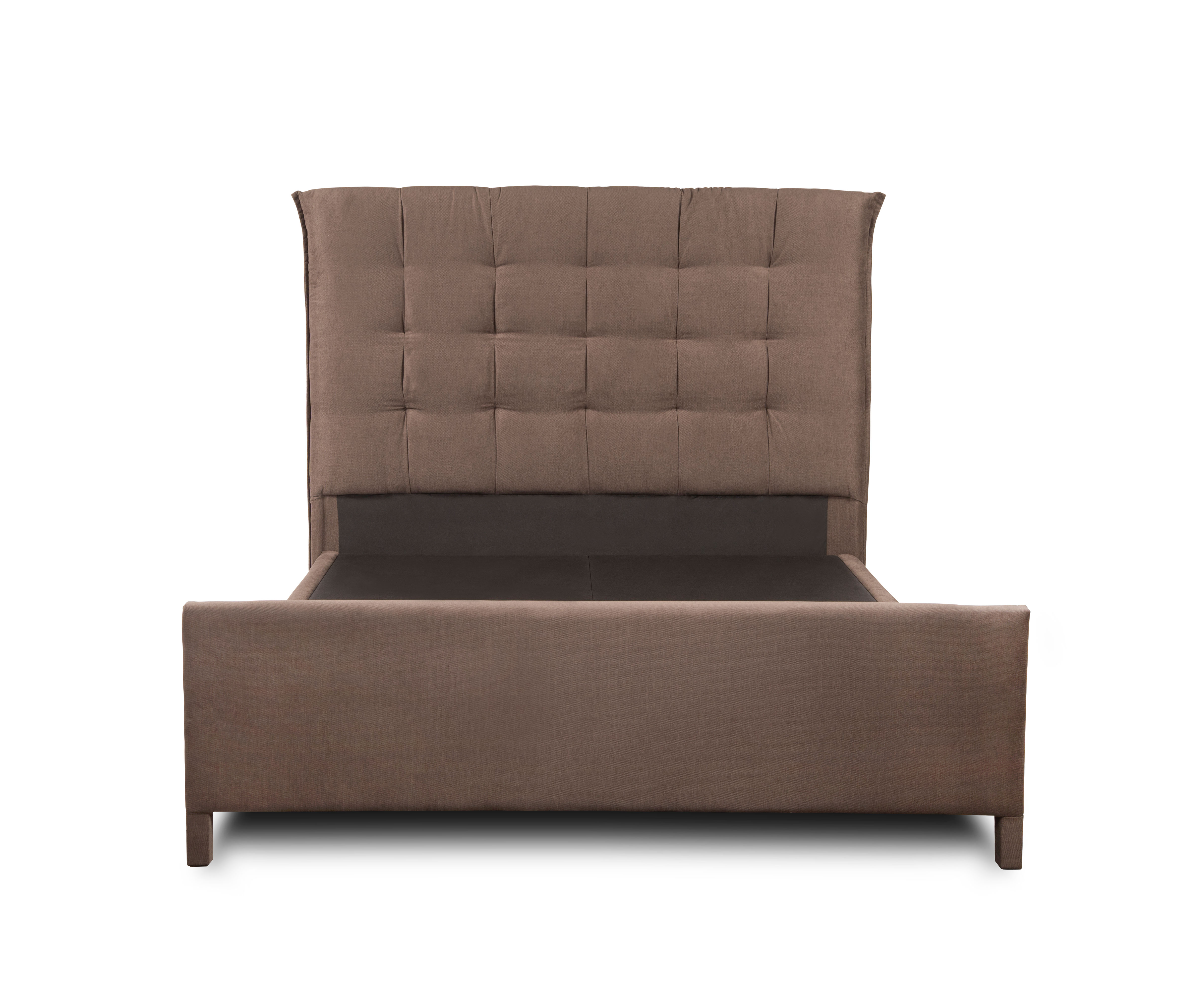Cama queen size Zitlala - Taupe