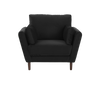 Sillón Levanto con patas en acabado nogal