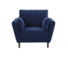 Sillón Levanto con patas en acabado nogal