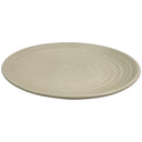 Bandeja decorativa redonda en cerámica Belisario con patrones circulares, ideal para embellecer tu mesa y cocina.