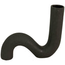 Escultura decorativa negra de 29 cm con diseño curvado y superficie suave, ideal para realzar cualquier espacio.