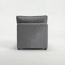 Módulo Central Andrea de GAIA en color gris, con un diseño elegante y líneas suaves, ideal para tu sala.