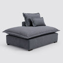 Módulo central con banca izquierda Emilia, con un diseño contemporáneo y acogedor, ideal para cualquier sala.