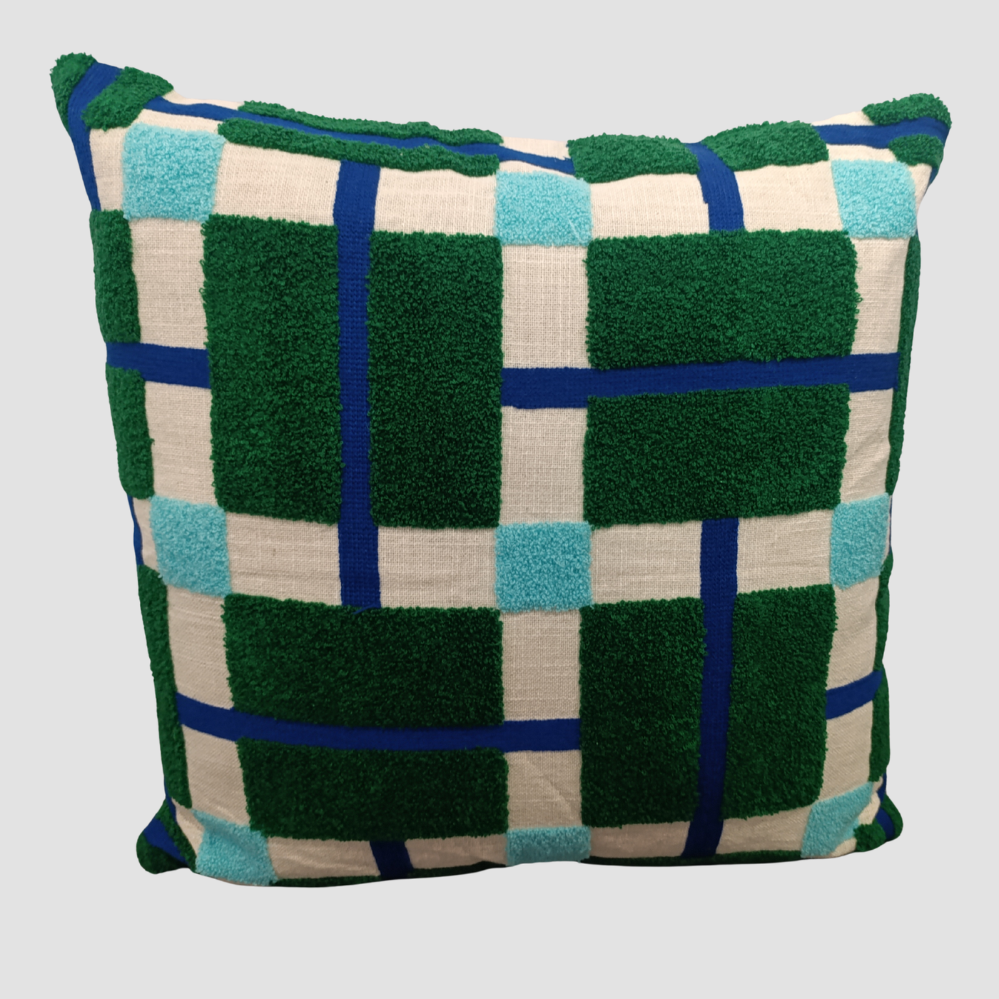 Cojin Tufting Tonali Verde 50X50cm