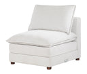 Módulo Central Andrea de GAIA en color blanco, con diseño moderno y líneas suaves, ideal para cualquier sala.