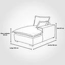 Medidas chaise derecho 