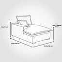 Chaise izquierdo Emilia Modular