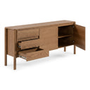 Credenza 180 cm Akari en acabado nogal