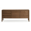 Credenza 180 cm Akari en acabado nogal