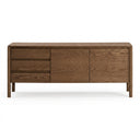 Credenza 180 cm Akari en acabado nogal