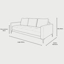 MEDIDAS SOFA CAMA ARRIAGA