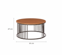 Mesa de centro 81 cm Loreta