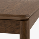 Mesa de comedor Akari 160 cm en acabado nogal