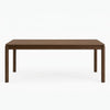 Mesa de comedor Akari 220 cm en acabado encino nogal