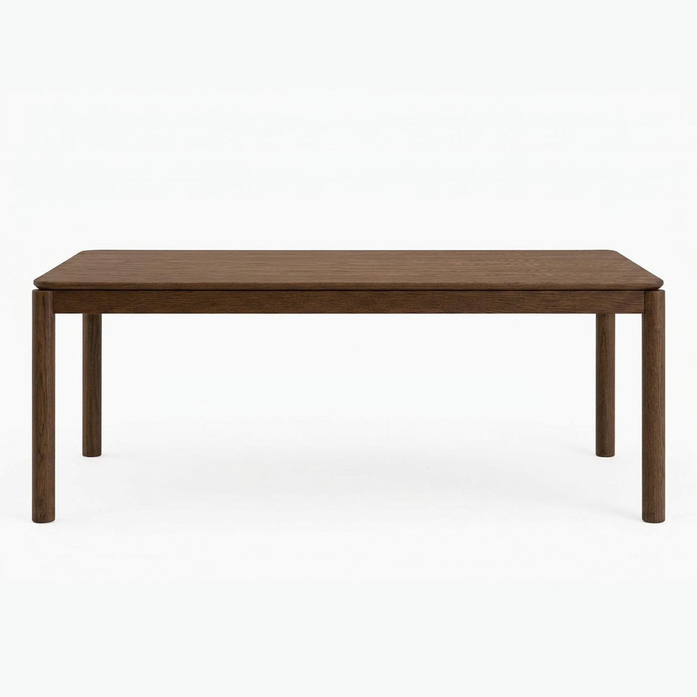 Mesa de comedor Akari 220 cm en acabado encino nogal