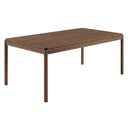 Mesa de comedor Akari 220 cm en acabado encino nogal