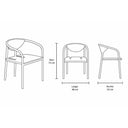 Silla de comedor Narbona en acabado nogal