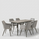 Set de comedor Sira en color gris