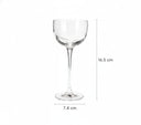 Copa de cocktail de Ópalo con base delgada y tazón amplio, ideal para tus celebraciones. Set de 6 copas elegantes.
