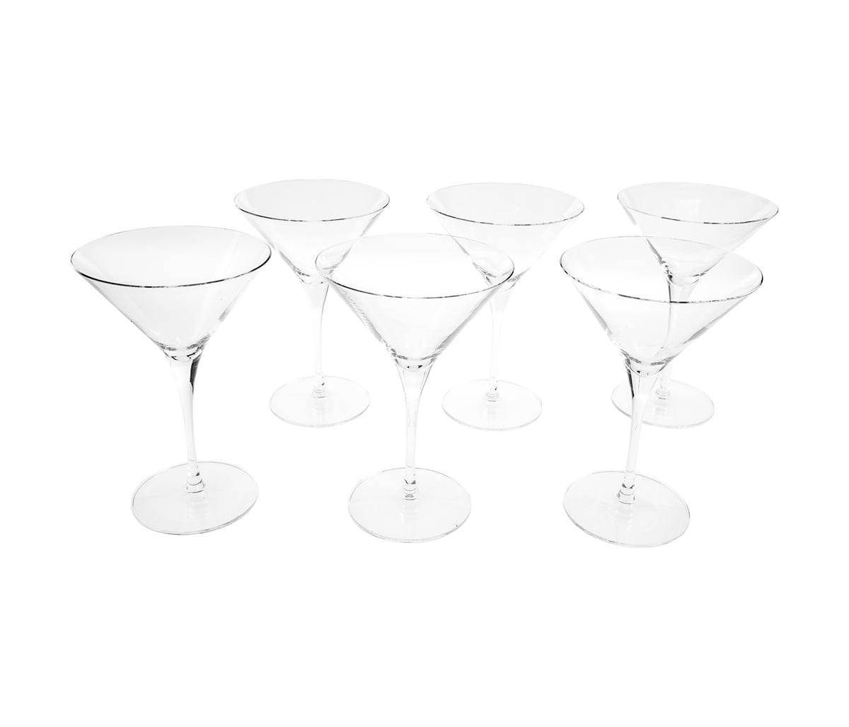 Set de 6 copas para martini 290 ml Ópalo