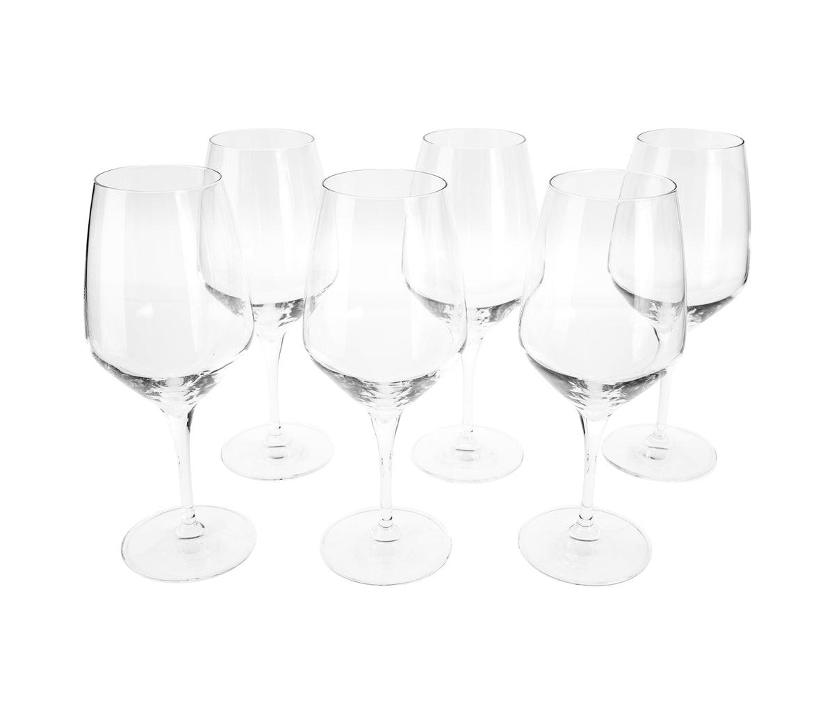 Set de 6 copas para vino tinto 580 ml Virela