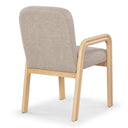 Silla de comedor Eleana en acabado encino