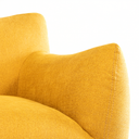 Sillón Bloom en color azul, con un diseño moderno y acolchado suave, ideal para cualquier espacio de tu hogar.