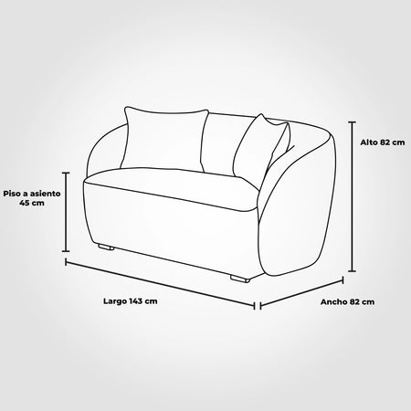 Medidas sillon XL Kant