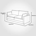 Sofa 3 cuerpos Andrea
