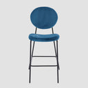 Banco alto Pisa 65 cm Patas en Acabado negro