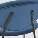 Banco alto Pisa 75 cm en patas color negro