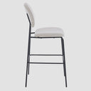 Banco alto Pisa 75 cm en patas color negro