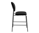 Banco alto Pisa 65 cm Patas en Acabado negro