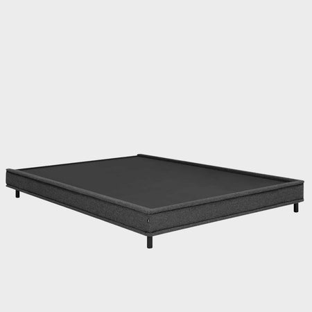 Base individual GAIA Copilco vista lateral con estructura tapizada gris oscuro