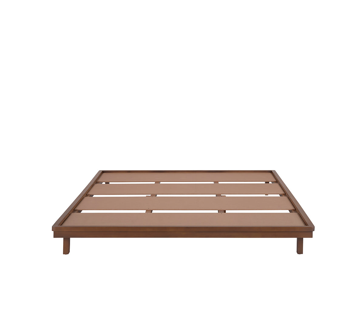 Base de Cama Rosario Queen size en acabado nogal