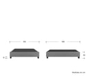 Base de cama queen size Alva