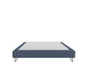 Base queen size Skye en color azul, con un diseño moderno y minimalista, ideal para realzar la decoración de tu habitación.