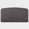 Cabecera queen size Nakane color gris vista frontal