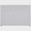 Cabecera queen size Toliman color gris claro vista frontal
